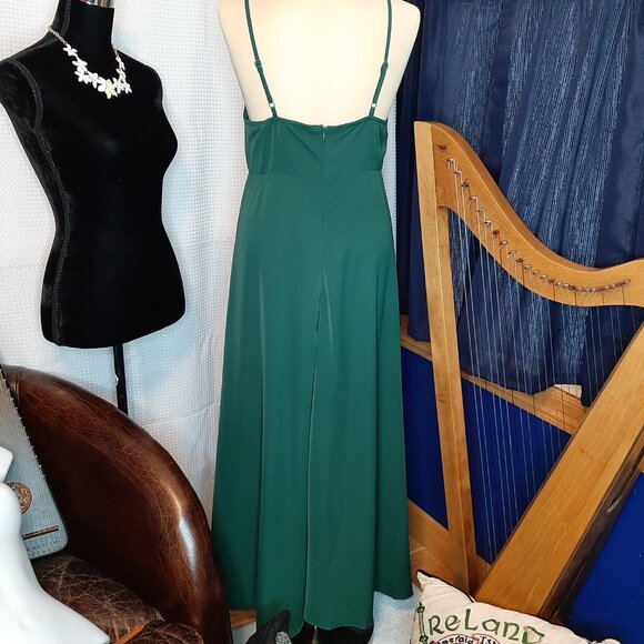 NWOT!!  Alva Q Tie Front Cutout Maxi - Picture 6 of 13